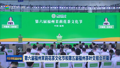 第六届福州茉莉花茶文化节和第五届福州茶叶交易会开幕