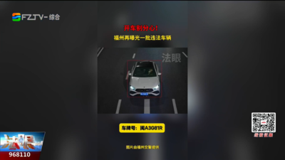 开车别分心！福州再曝光一批违法车辆