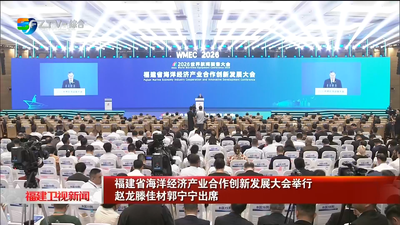 福建省海洋经济产业合作创新发展大会举行 赵龙滕佳材郭宁宁出席