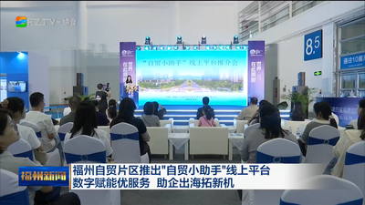 福州自贸片区推出“自贸小助手”线上平台 数字赋能优服务 助企出海拓新机