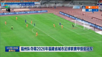 福州队夺得2026年福建省城市足球联赛甲级组冠军